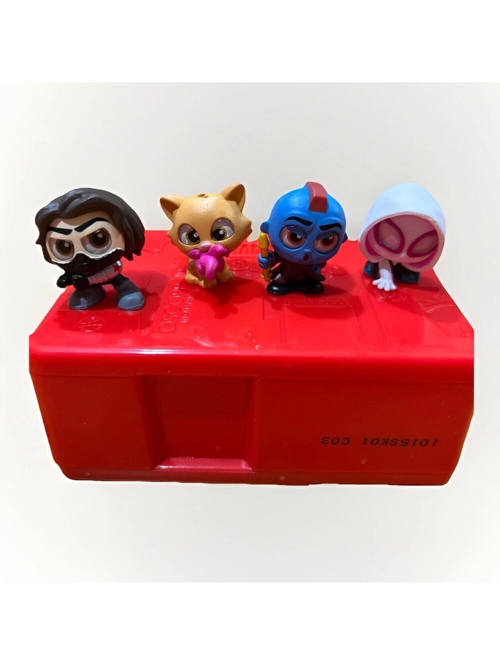 Marvel Doorabells Mini Action Peek 1.5" Spider-Gwen Thanos Winter Soldier OB